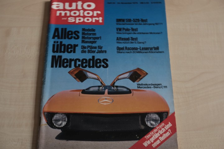 Deckblatt Auto Motor und Sport (24/1976)